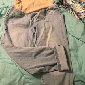 Size XL full panel maternity capris